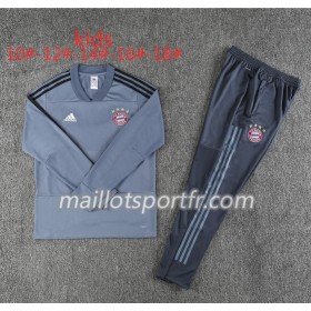 Bayern Munich Enfant Ensemble Sweat d'entrainement Gris 2018/19